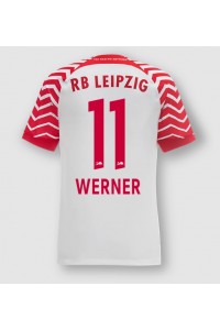 RB Leipzig Timo Werner #11 Jalkapallovaatteet Kotipaita 2023-24 Lyhythihainen